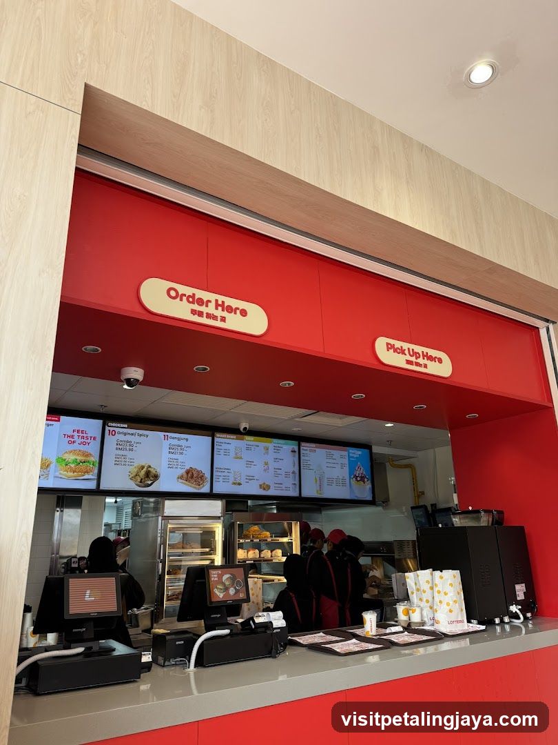 Fast Food Counter Interior