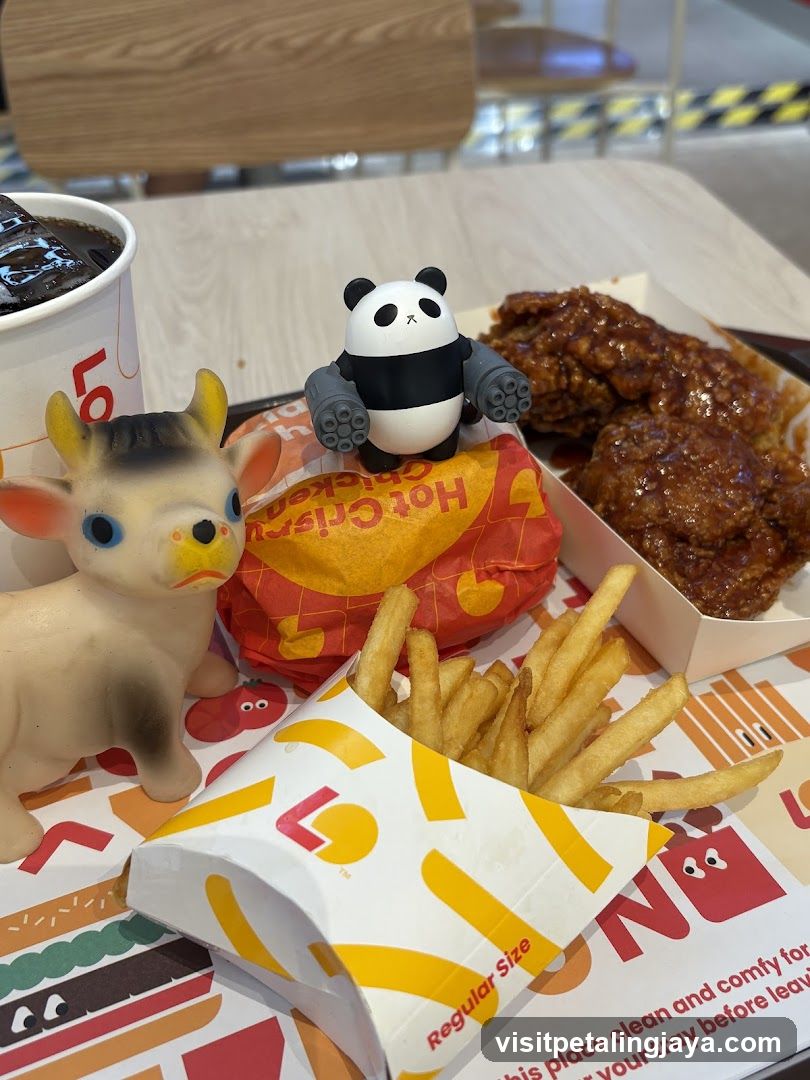 Fast Food Meal with Figurines