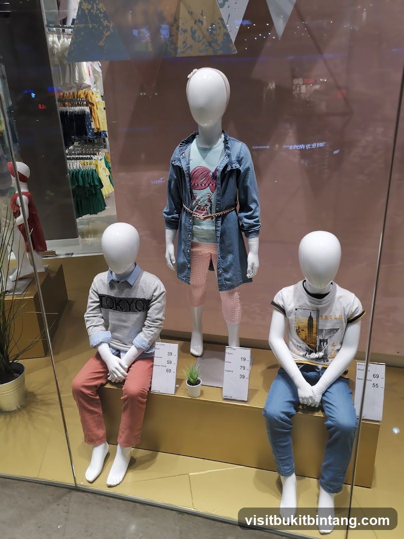 Mannequins in a store window