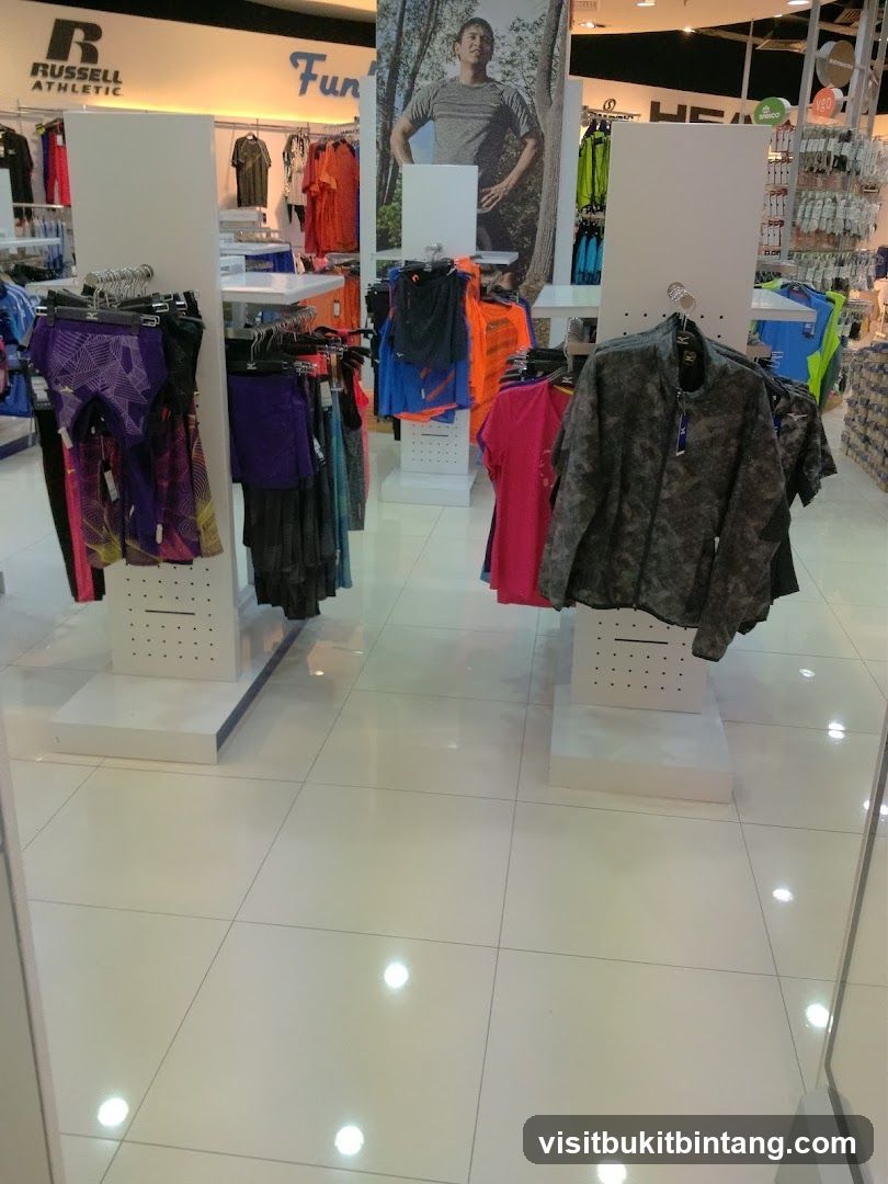 Athletic Apparel Display