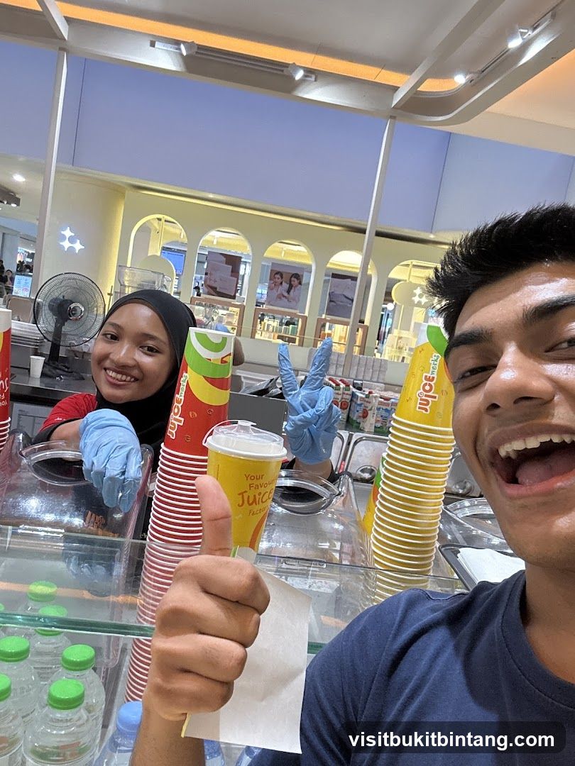 Juice Factory Selfie