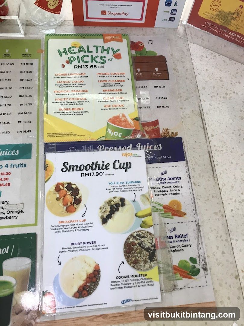 Healthy Picks & Smoothie Cups