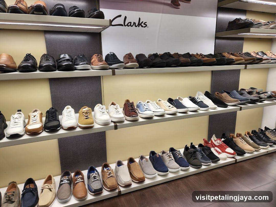 Clarks Shoe Display