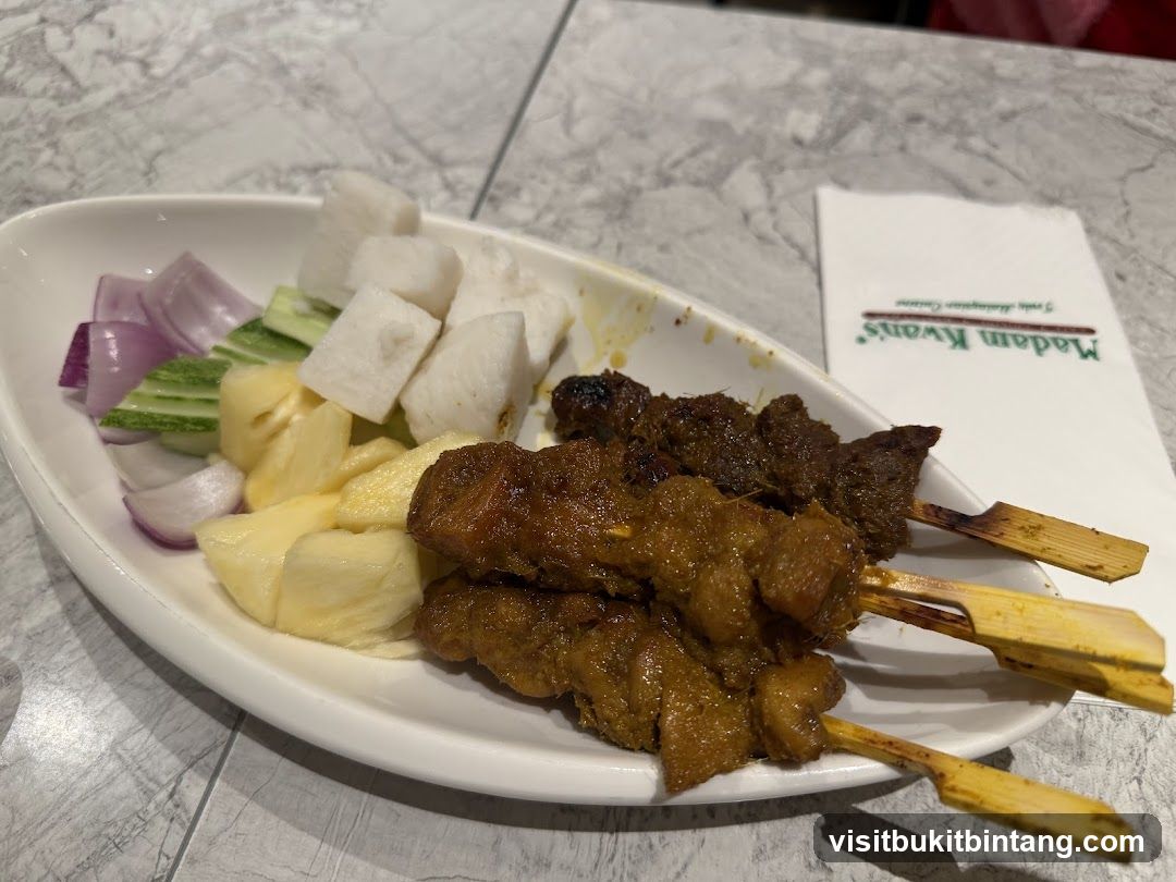 Satay Skewers with Accompaniments