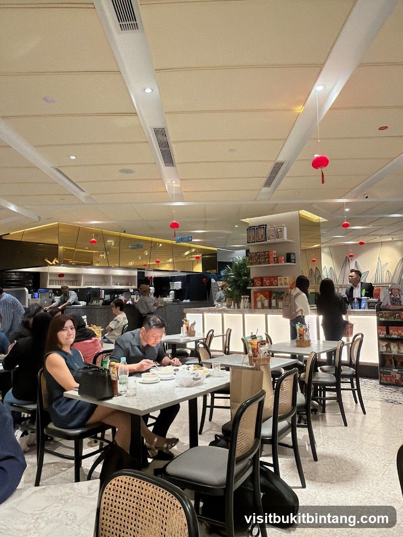 Restaurant Interior with Diners