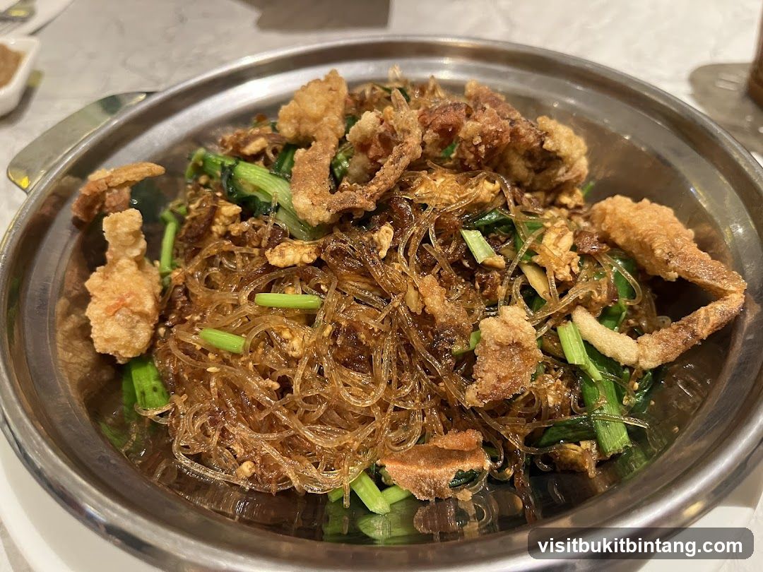 Glass Noodles with Soft Shell Crab