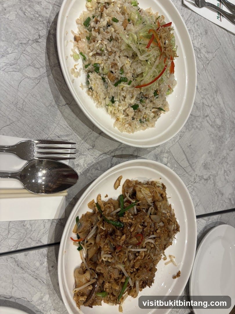 Asian Noodles and Fried Rice