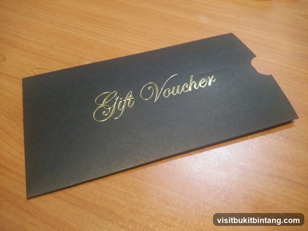 Gift Voucher Envelope