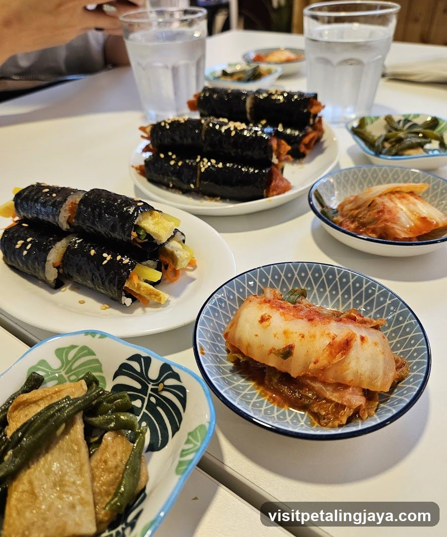 Korean Food Spread