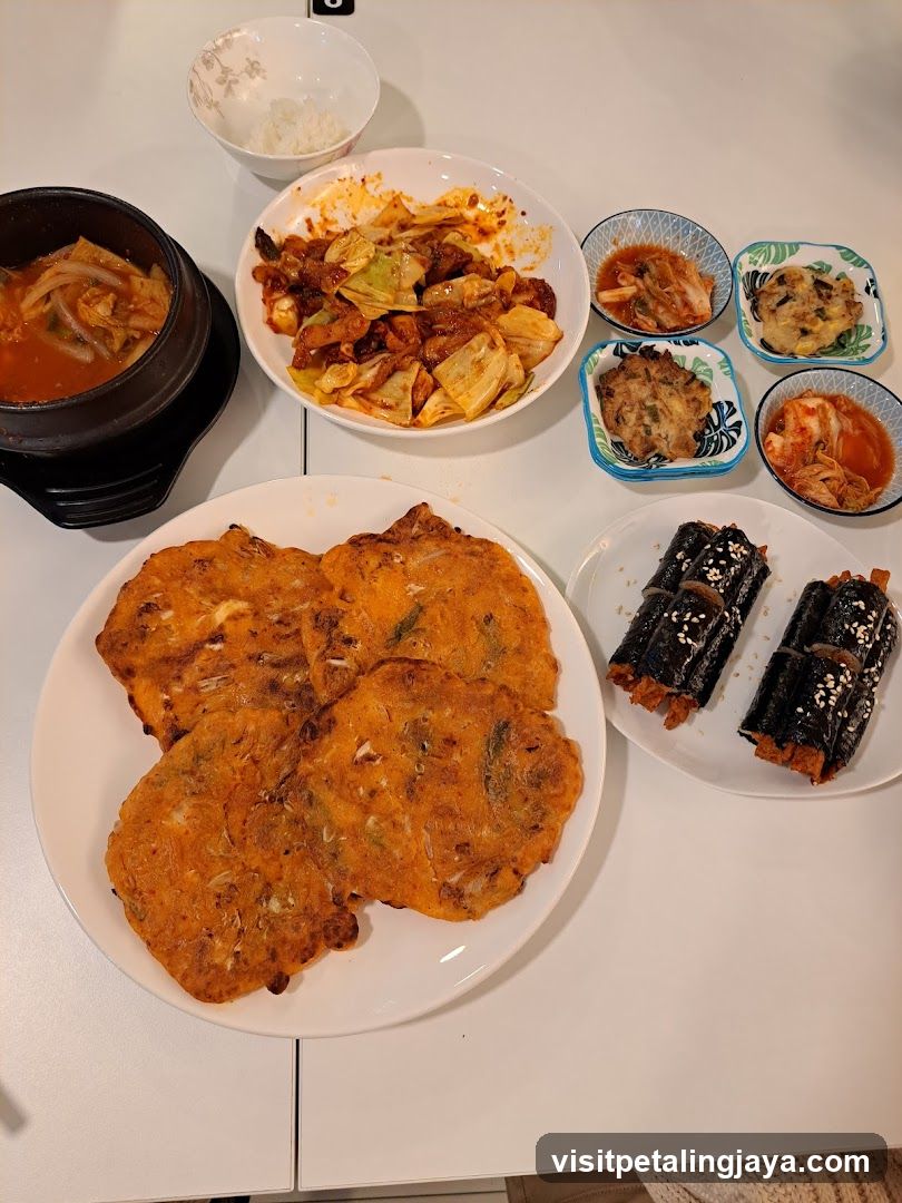 Korean Meal Spread