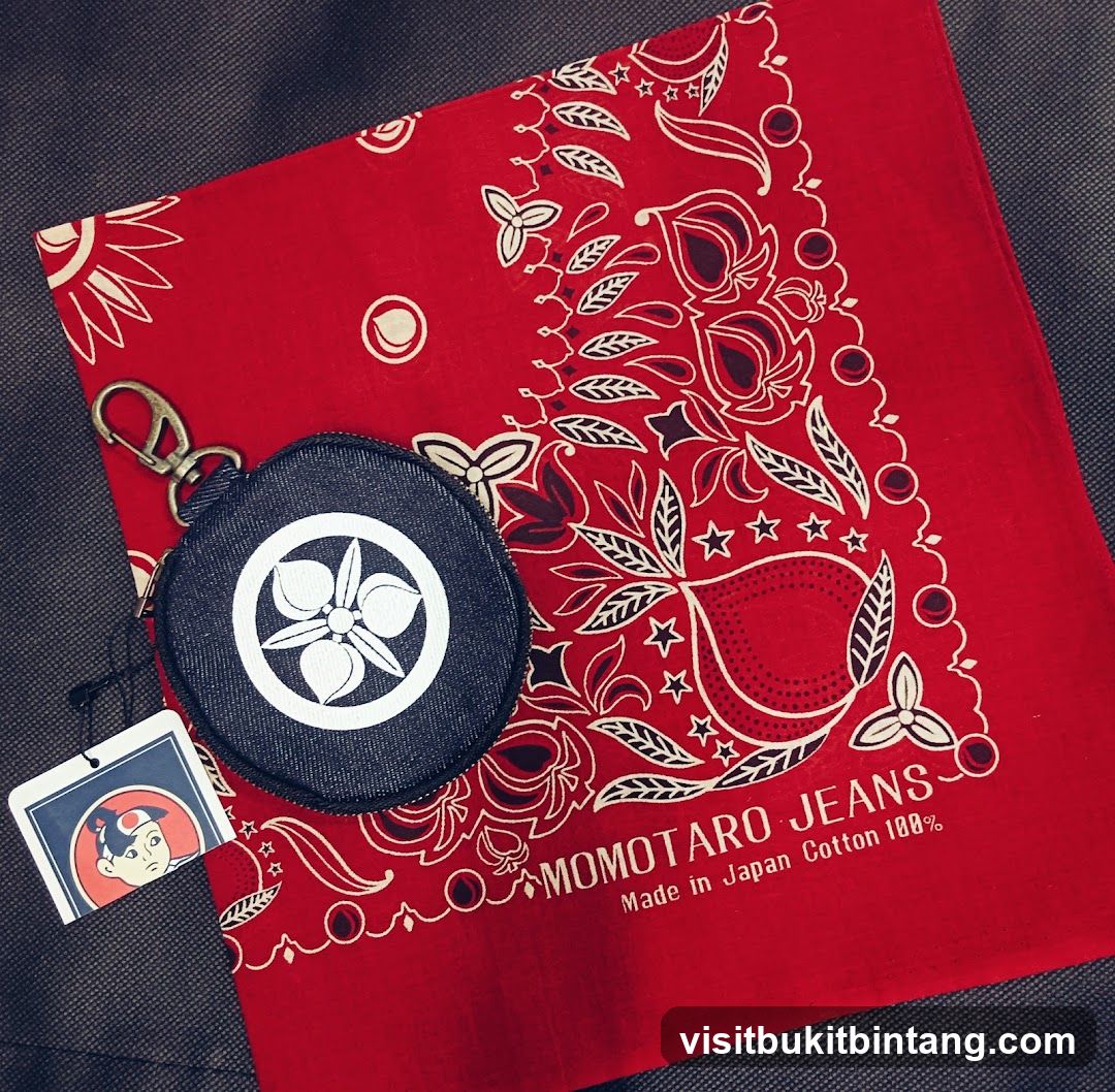 Momotaro Jeans Bandana and Coin Pouch