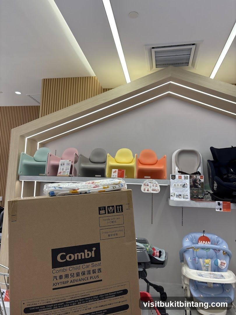 Combi Child Car Seat Display