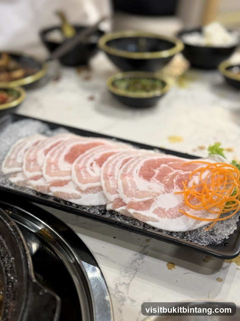 Thinly Sliced Pork Belly