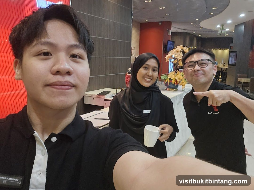 Three people posing for a selfie