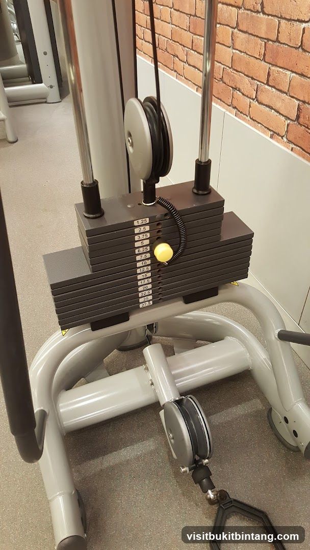 Weight Stack on Gym Machine