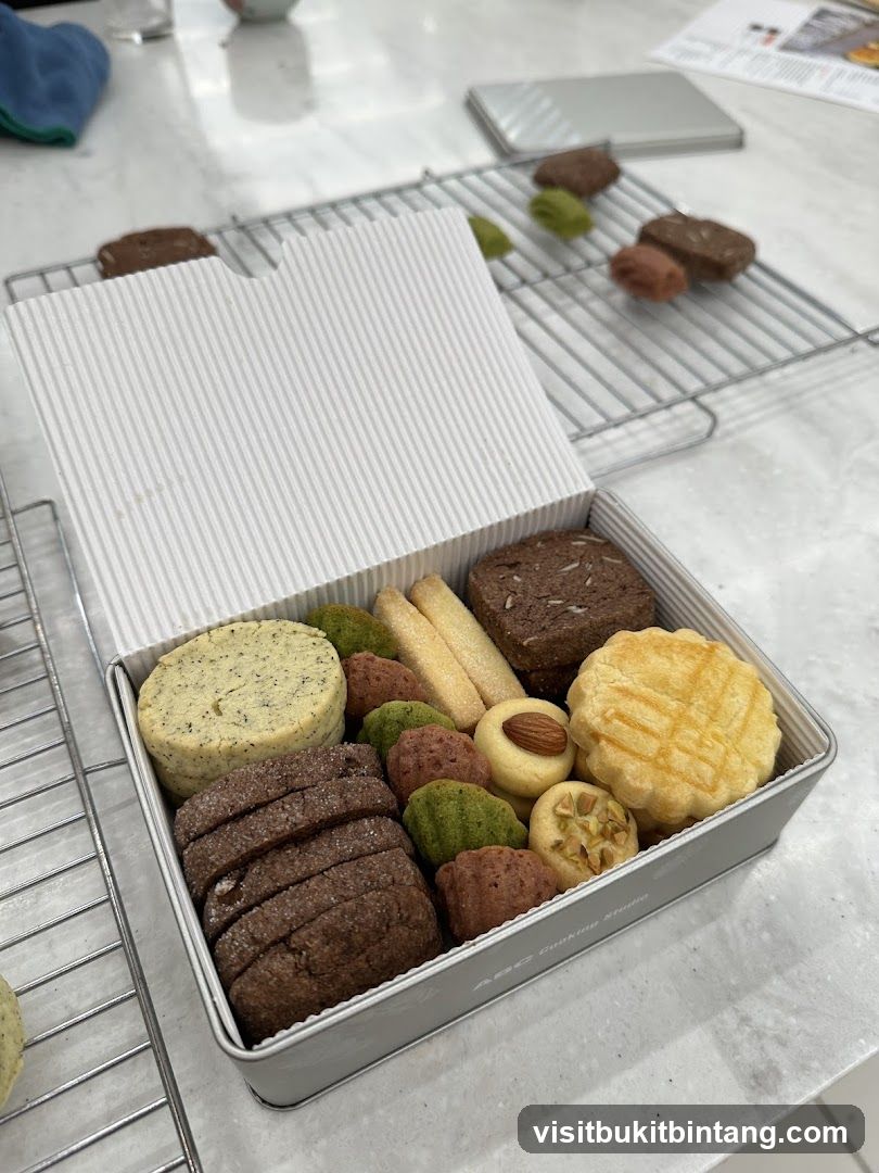 Assorted Cookies in a Tin