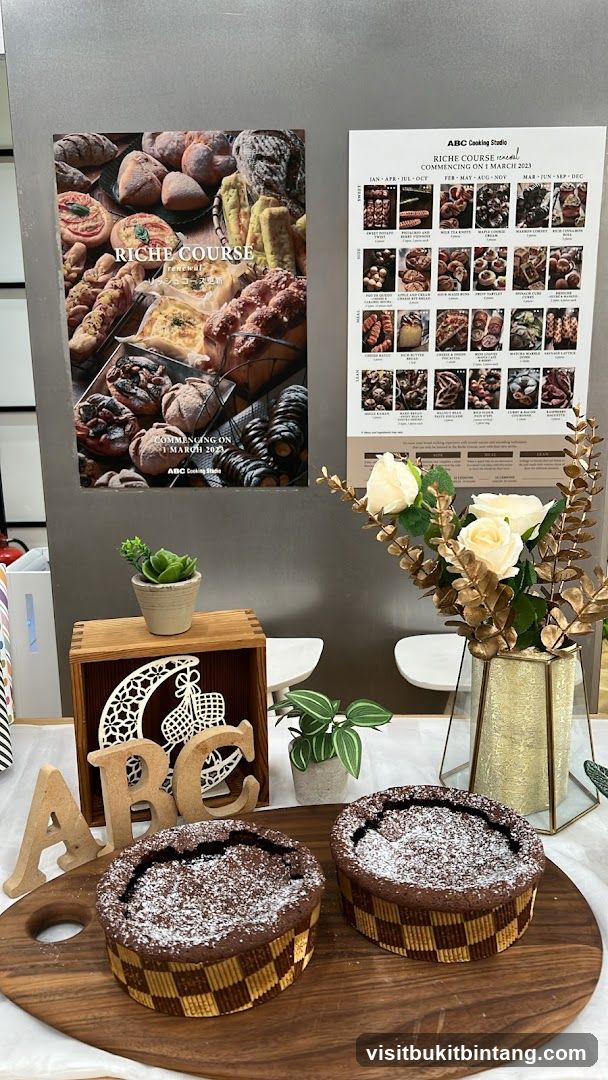 ABC Cooking Studio Riche Course Display