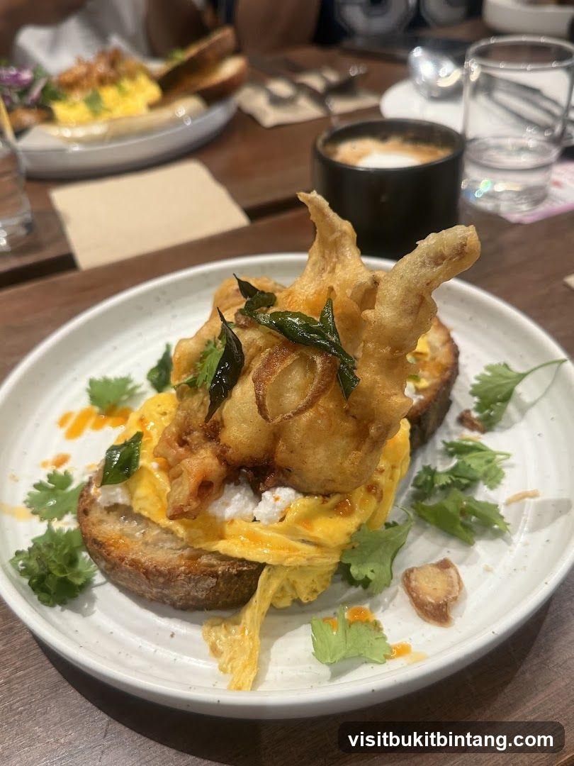 Scrambled Eggs with Fried Topping