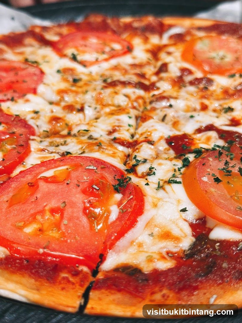 Pizza with Tomatoes and Cheese