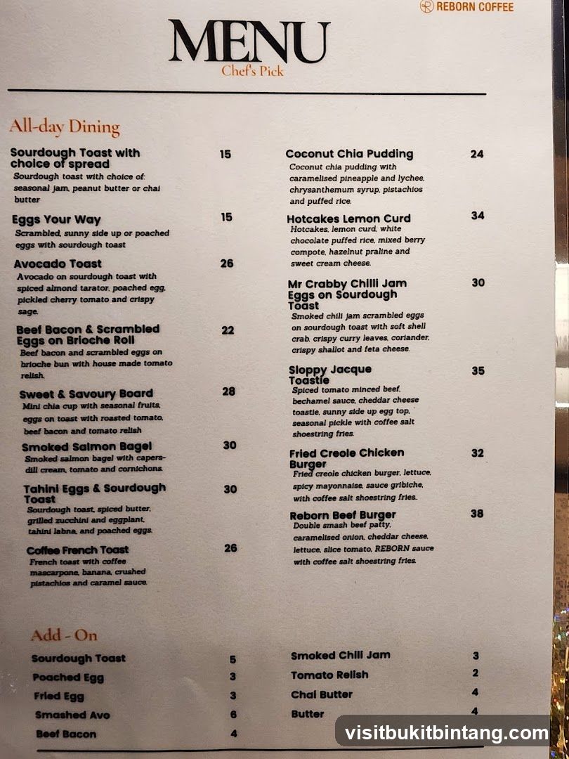 MENU Chef's Pick