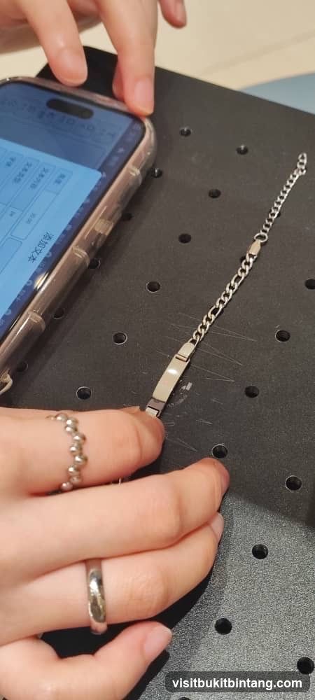 Engraving a Bracelet