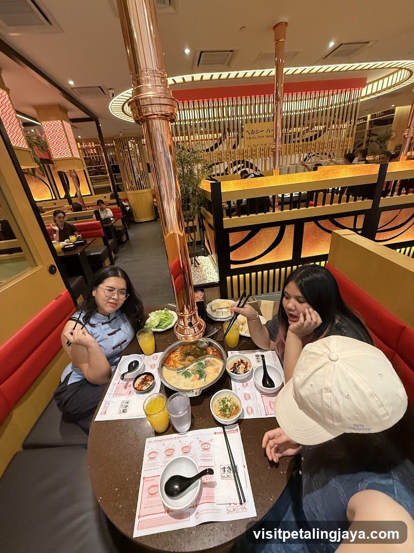 Diners at a Hotpot Restaurant
