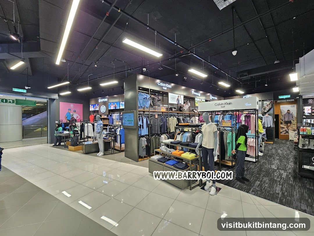 Calvin Klein Golf Store Interior