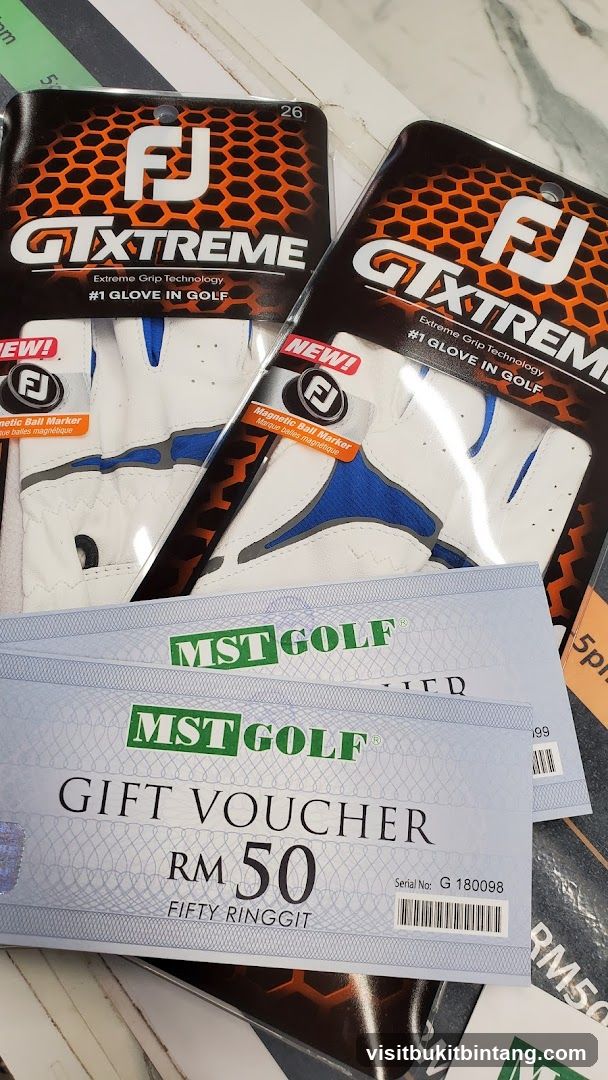 Golf Gloves and Gift Vouchers