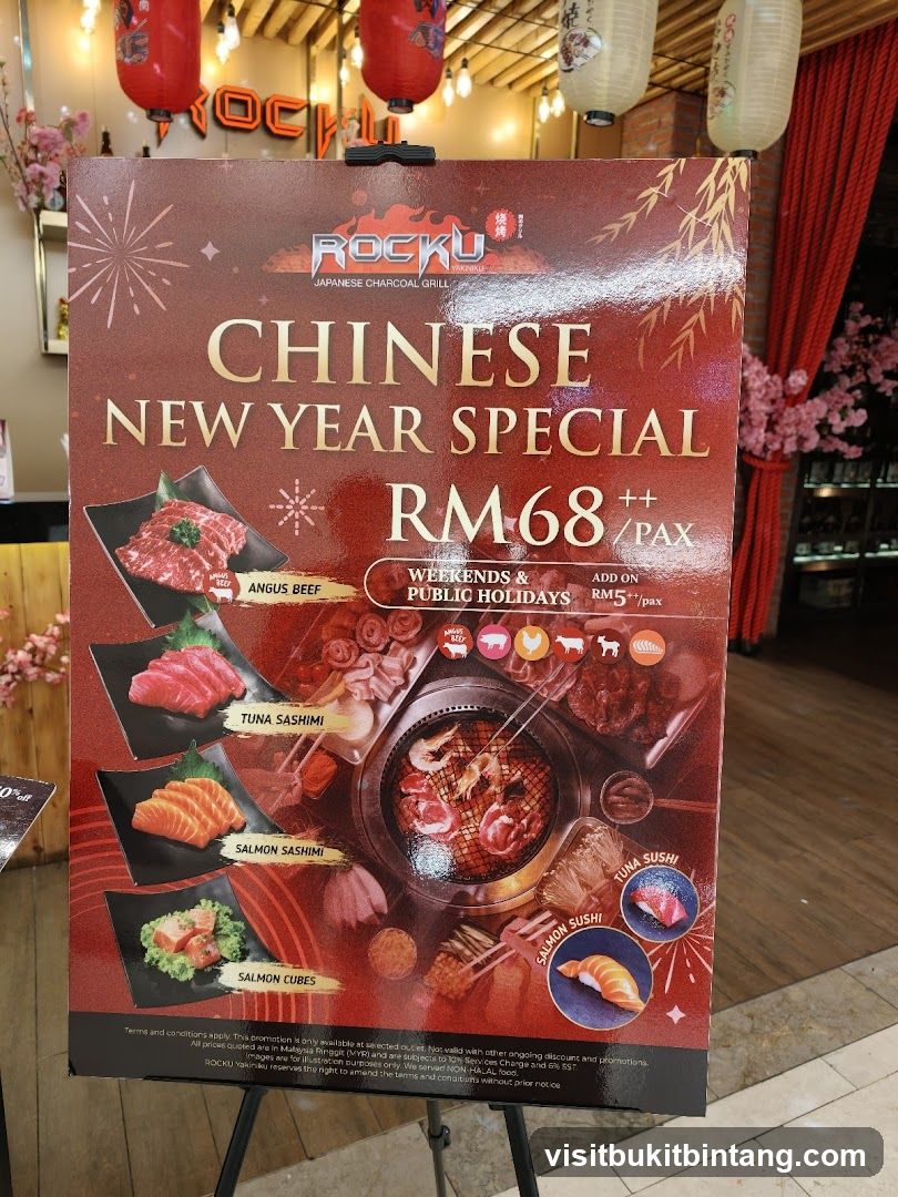 Rocku Chinese New Year Special Menu
