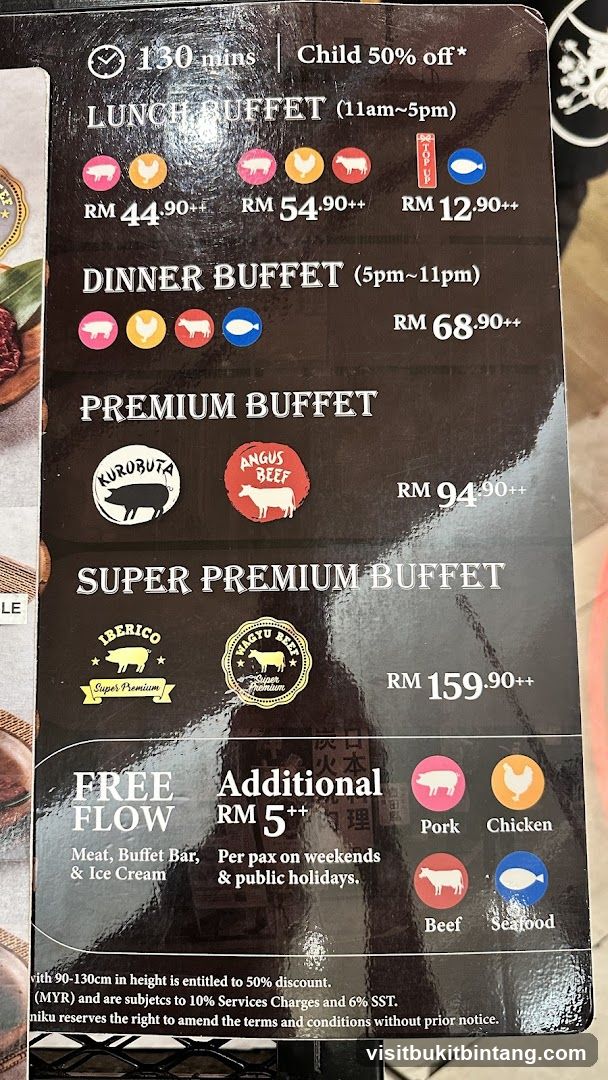 Buffet Menu