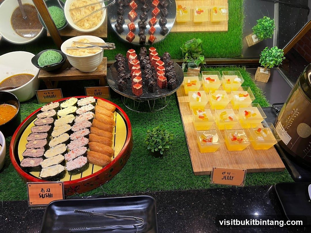 Dessert and Sushi Buffet