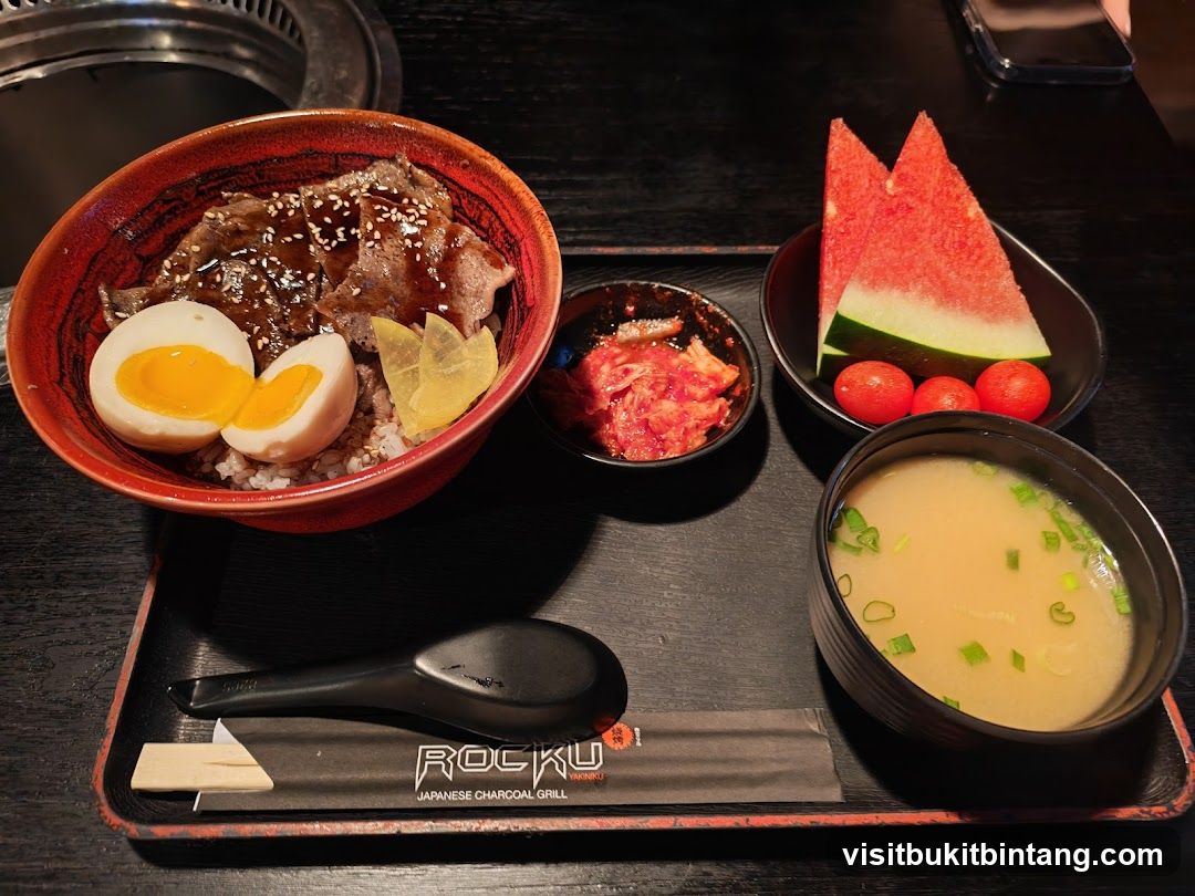 Japanese Charcoal Grill Meal