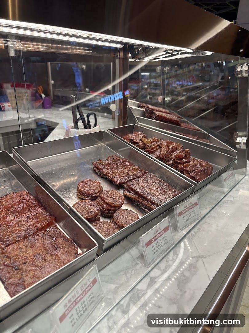 Assortment of Dried Meat Products