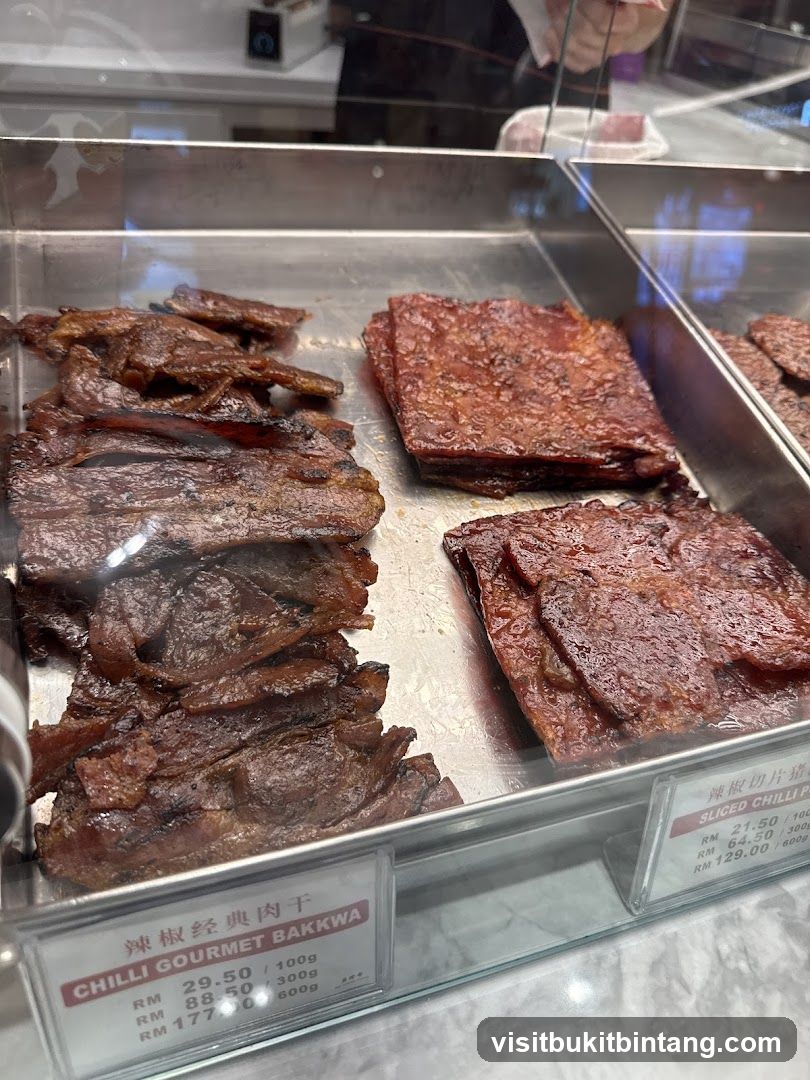 Chilli Bakkwa Display