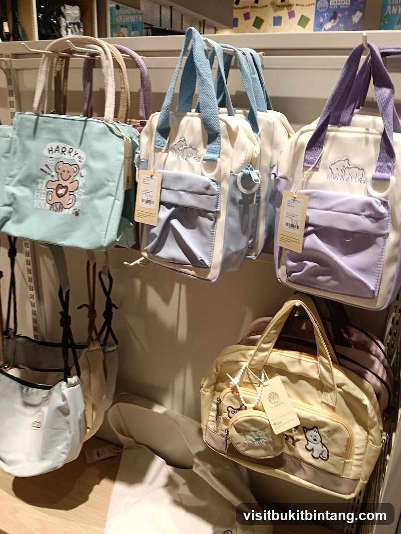 Assorted Bags on Display