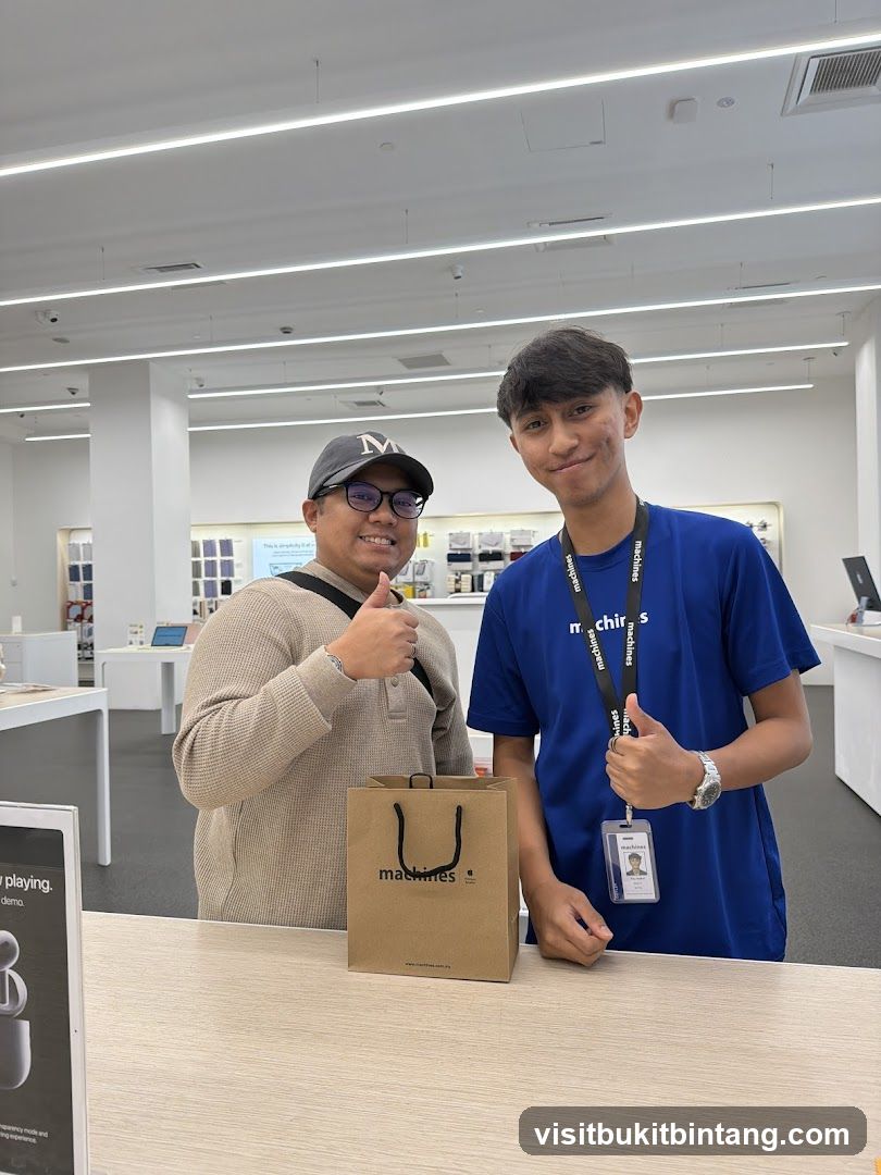 Customer and Staff in Store