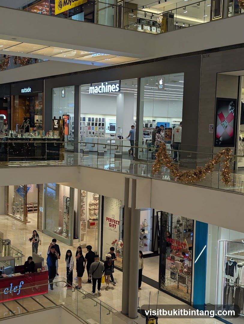 Mall Interior with Shops