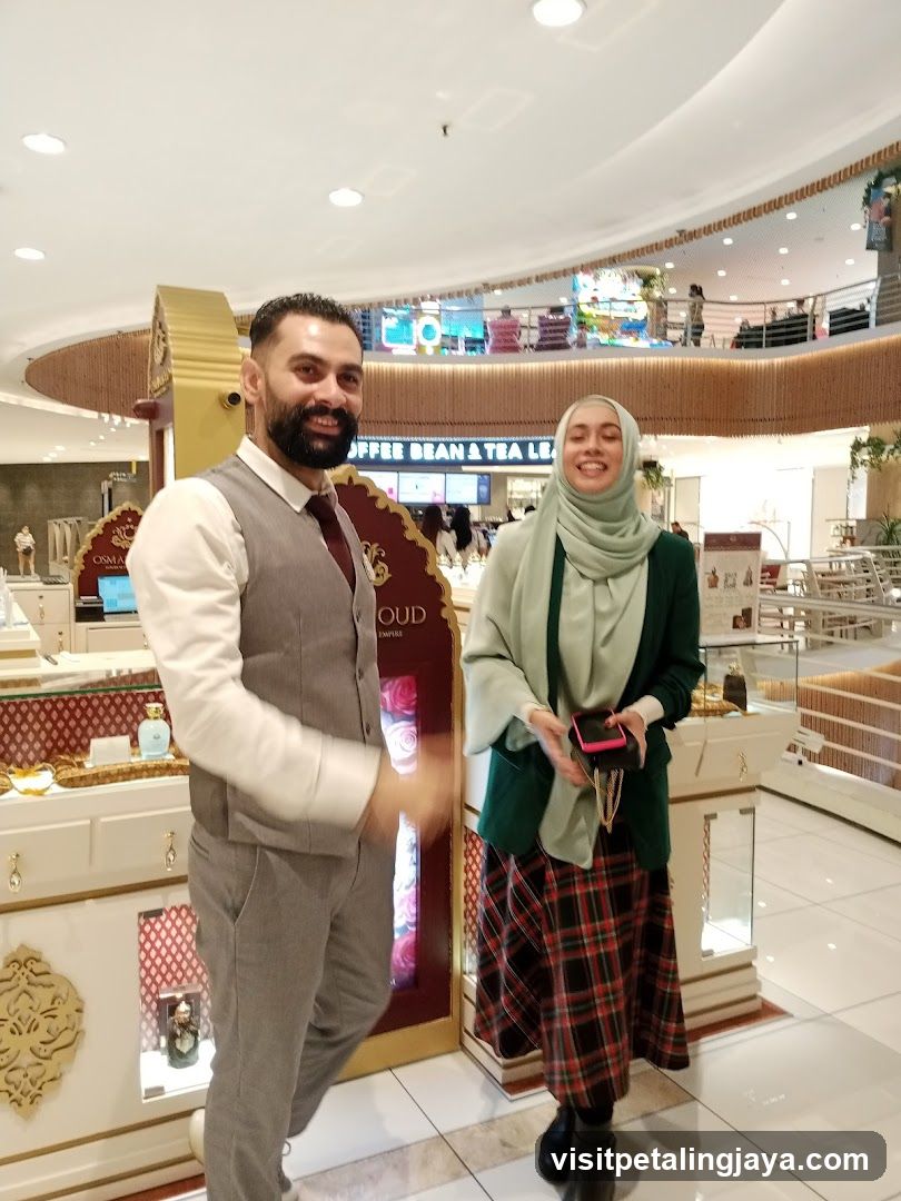 Couple in Mall Interior