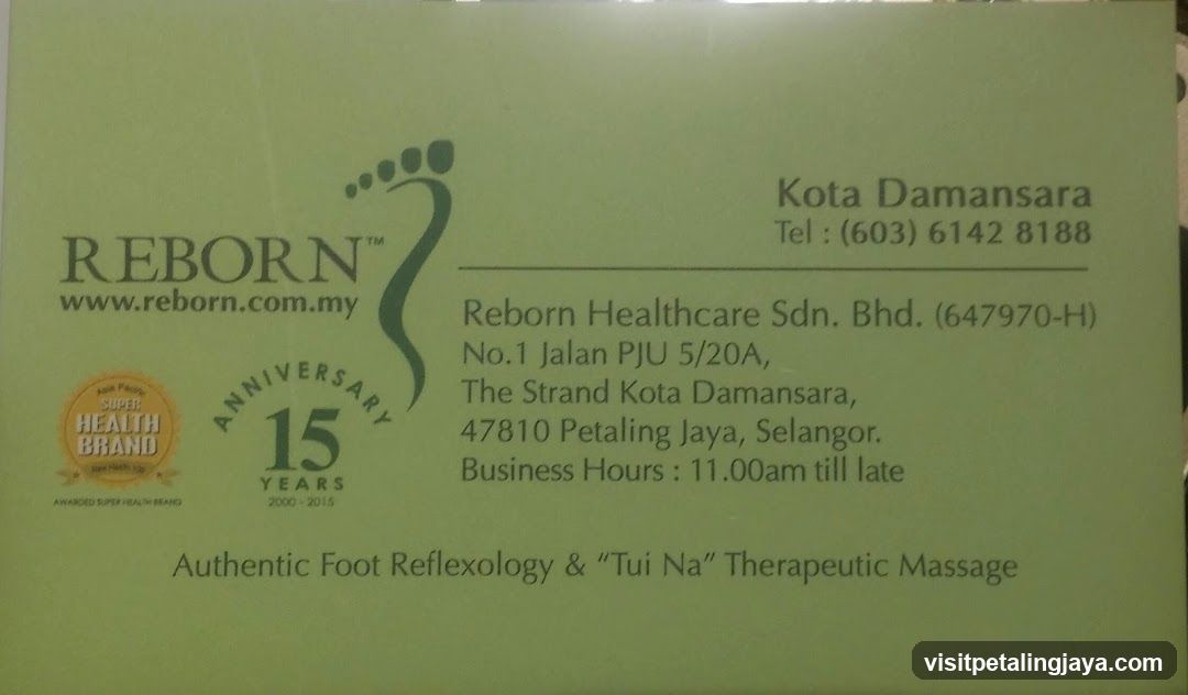 Reborn Healthcare Business Card