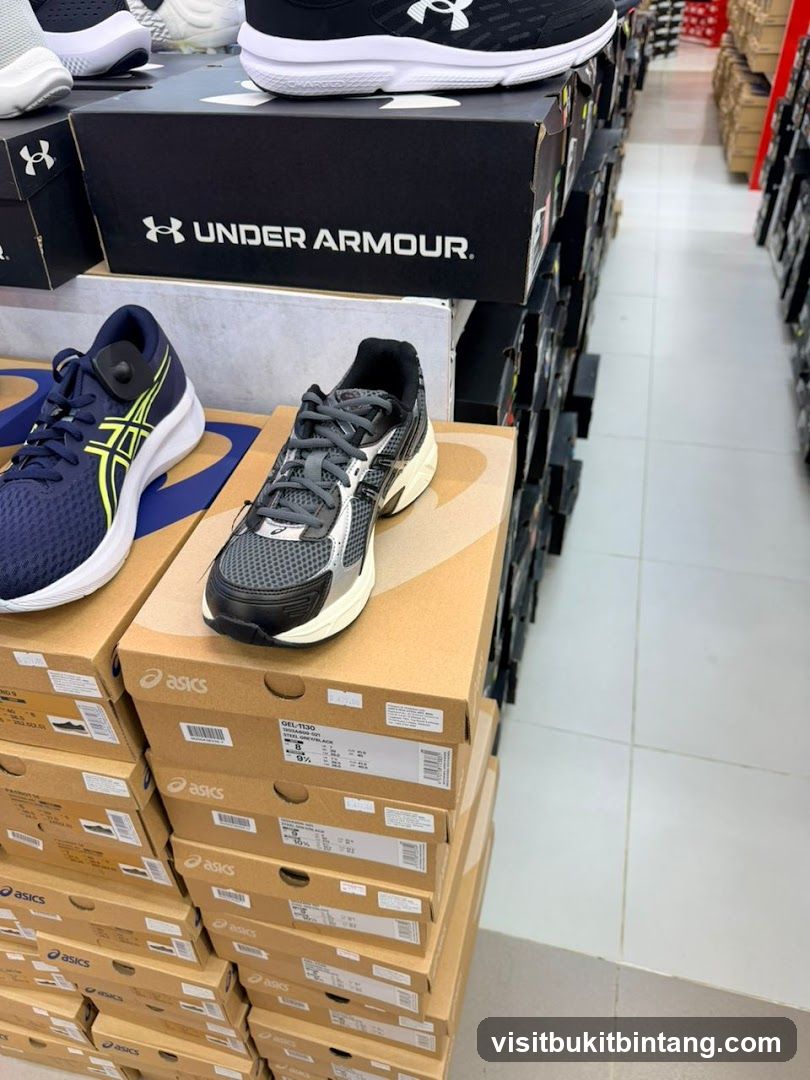 Athletic Shoes Display