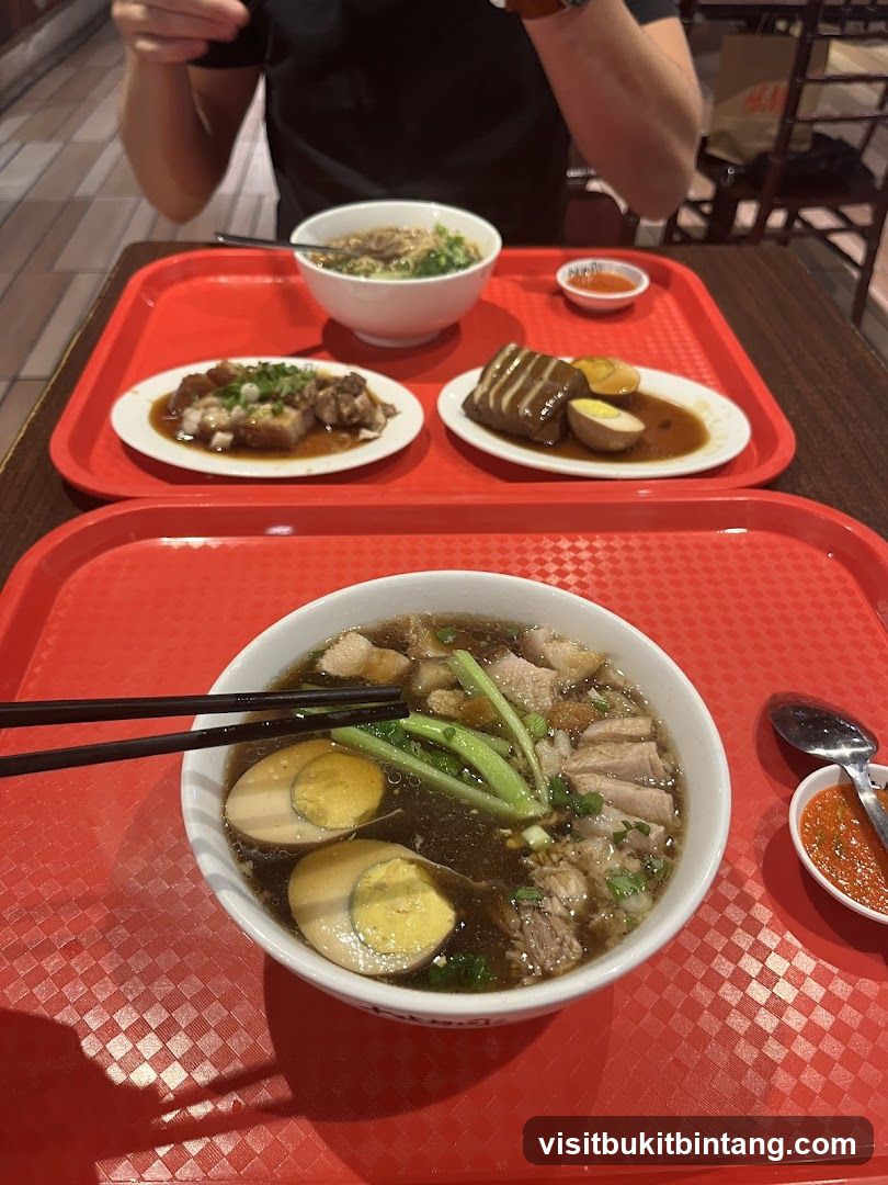 Two Trays of Food