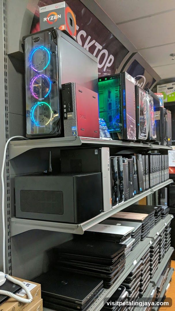 Computer Store Interior Display