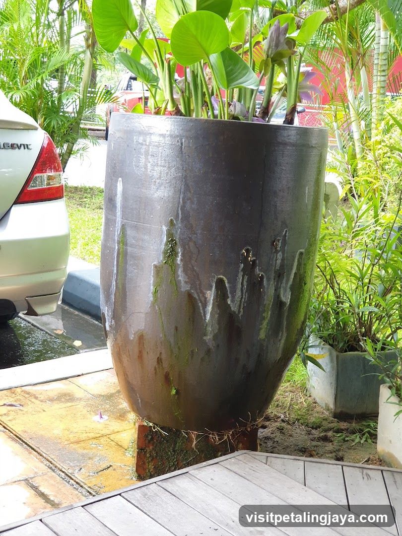 Outdoor Planter with Greenery