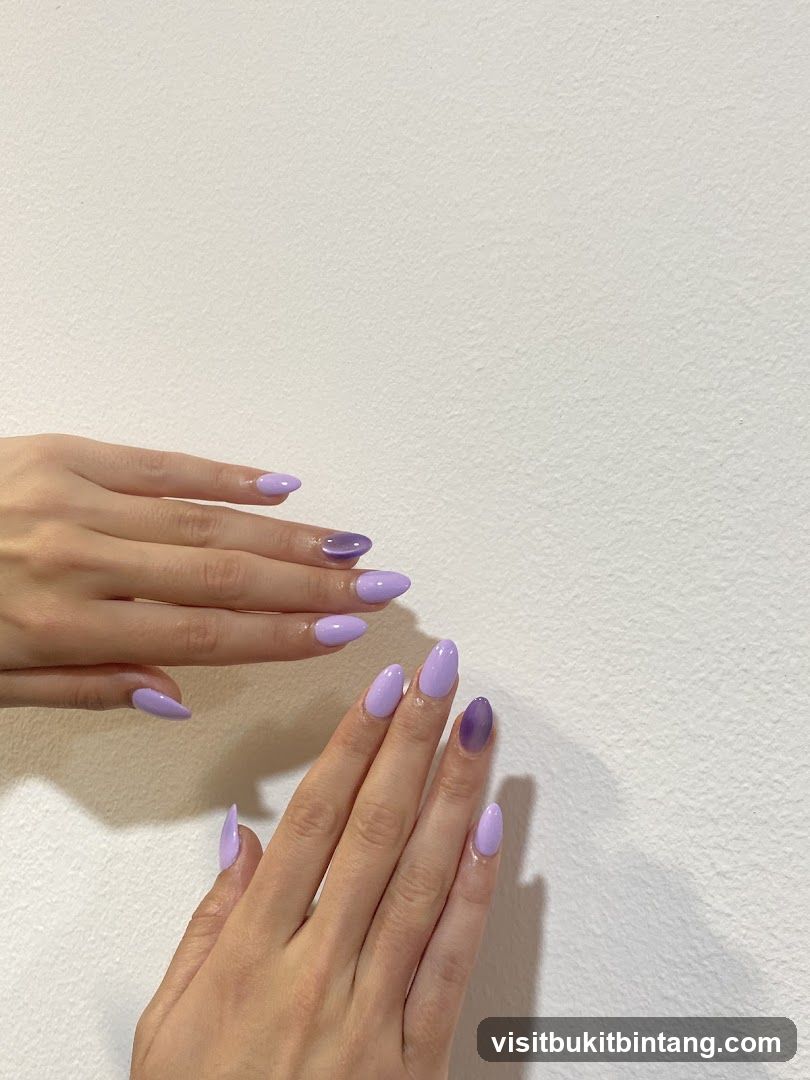 Lavender Nails