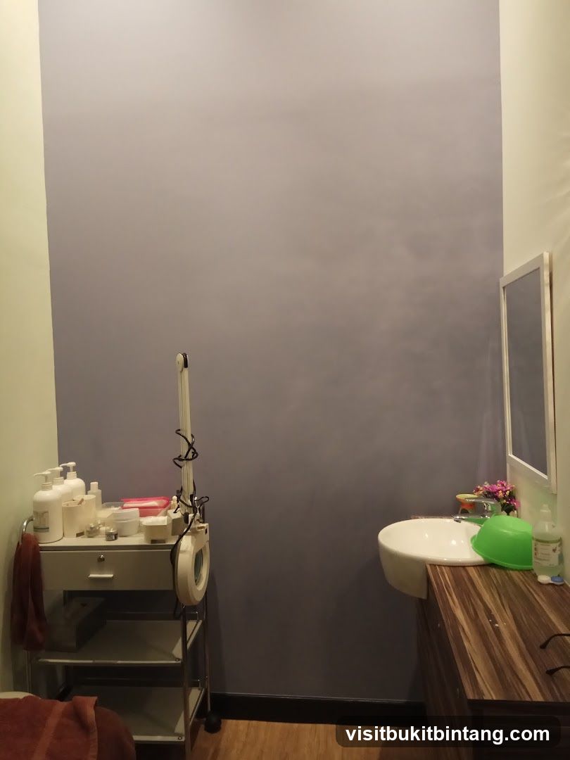 Spa Room with Sink and Equipment