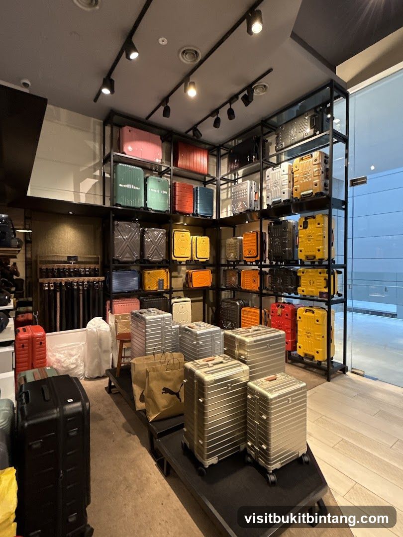 Luggage Store Display