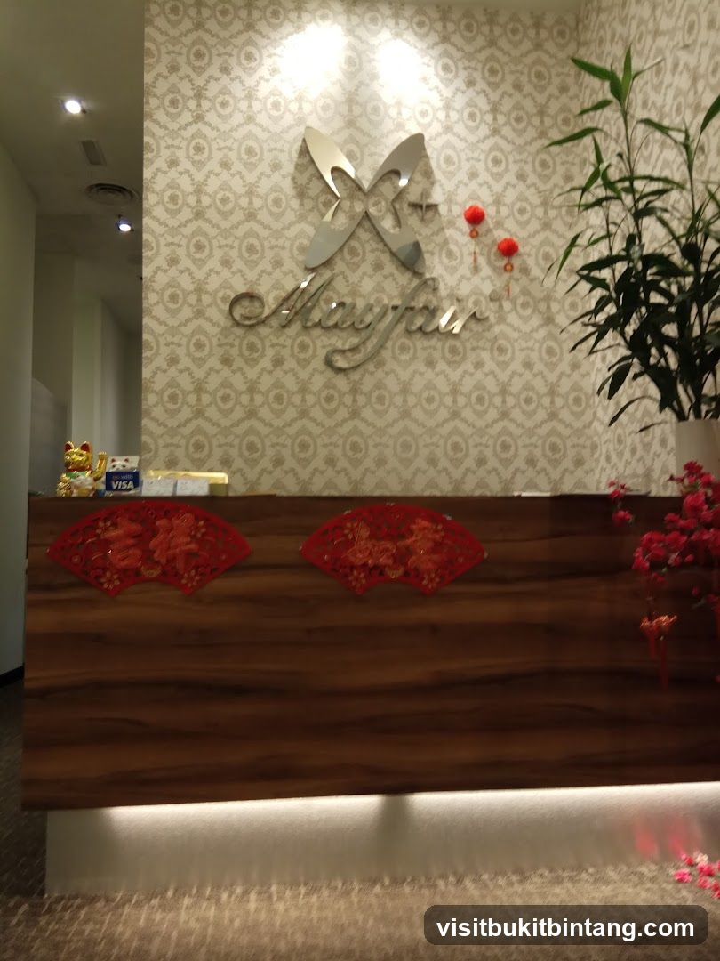 Reception Desk with Logo