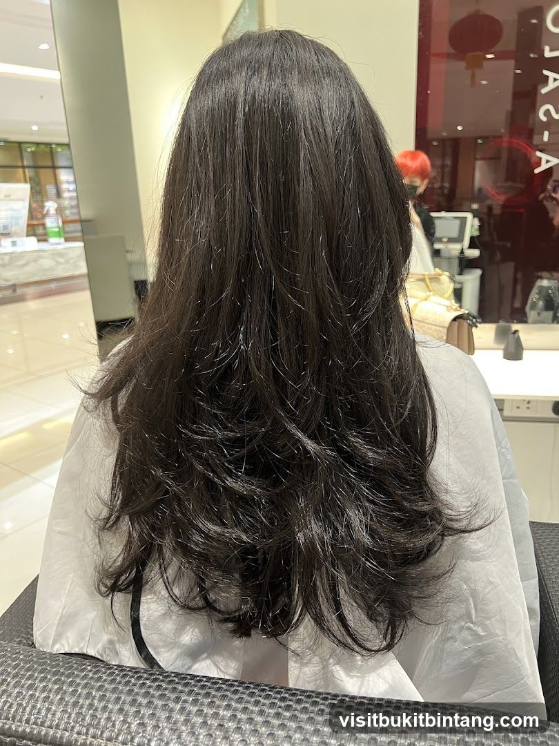 Haircut in a Salon