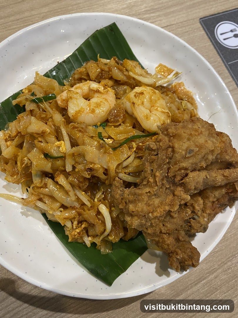 Fried Chicken and Noodles
