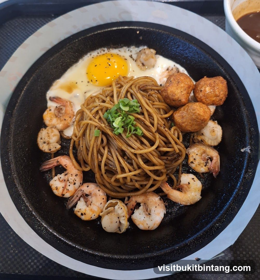 Sizzling Seafood Pasta
